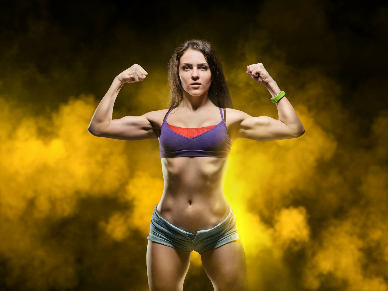 Athletic girls in Zhumadian